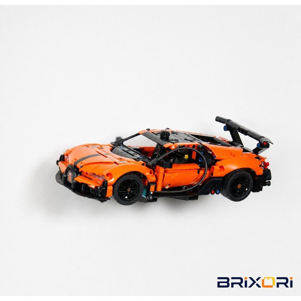 Wall Mount Display for LEGO Technic Bugatti Chiron Pur Sport Set 42222